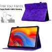 Samsung Galaxy Tab A8 2022 SM-X200 Purple Floral Bird Leather Case - 5
