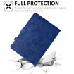 Samsung Galaxy Tab A8 2022 SM-X200 Floral Bird Leather Case Dark Blue - 7