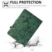Samsung Galaxy Tab A8 2022 SM-X200 Green Floral Bird Leather Case - 7