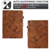 Samsung Galaxy Tab A7 10.4 T500 Leather Case - Flowers & Bird Embossed - 6
