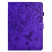 Samsung Galaxy Tab A7 10.4 T500 Purple Floral Bird Leather Case - 2