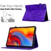 Samsung Galaxy Tab A7 10.4 T500 Purple Floral Bird Leather Case - 5