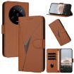Xiaomi 14 Ultra Brown Leather Phone Case with Triangle Buckle Clasp - 1