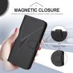 Xiaomi 14 Ultra Black Leather Phone Case with Triangle Buckle Clasp - 5