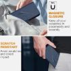 Xiaomi 14 Ultra Leather Phone Case - Triangle Pattern, Royal Blue - 6
