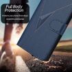 Redmi Turbo 4 Pro/Poco F7 Leather Case - Triangle Pattern, Royal Blue - 7