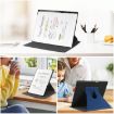 Navy Blue Leather Tablet Case for reMarkable Paper Pro with Rotation Holder - 8