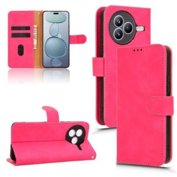 Xiaomi Civi 5 Pro 5G Rose Red Magnetic Flip Leather Phone Case - 1