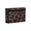 IQOS Series Electronic Cigarette Grooved Leather Storage Box - Leopard Brown - 3