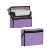 IQOS Series Electronic Cigarette Grooved Leather Storage Box - Purple - 4