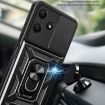 Redmi 12 5G Phone Case Rose Gold - Sliding Camera Cover TPU+PC - 4