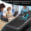 Redmi Note 14 5G Phone Case Black - Sliding Camera Cover TPU+PC Design - 6
