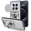 Redmi Note 14 Pro 4G Silver Case with Sliding Camera Cover TPU+PC - 1