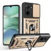 Redmi A5 4G Gold Phone Case with Sliding Camera Cover TPU+PC 171.7mm - 1