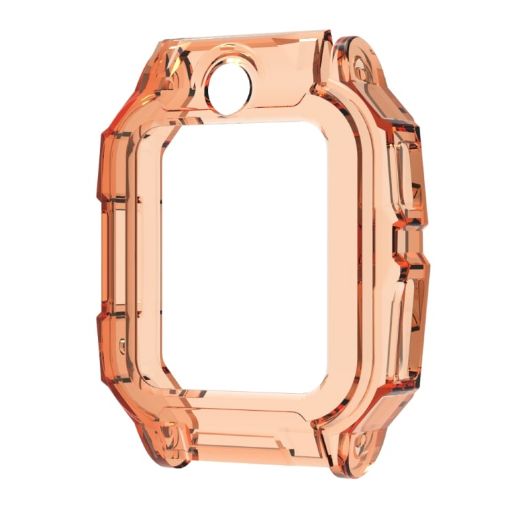 Xiaotiancai Z6P Transparent Orange TPU Watch Case - Half Coverage - 1