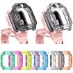 Xiaotiancai Z6P Transparent Orange TPU Watch Case - Half Coverage - 4
