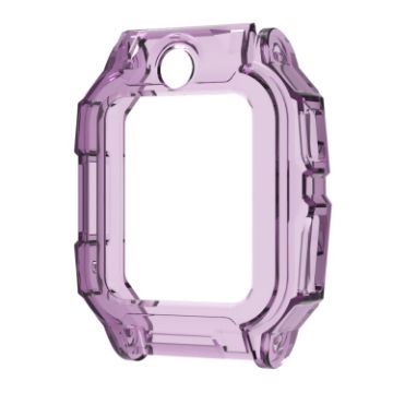 Xiaotiancai Z6P Transparent Purple TPU Watch Case - Half Coverage - 1