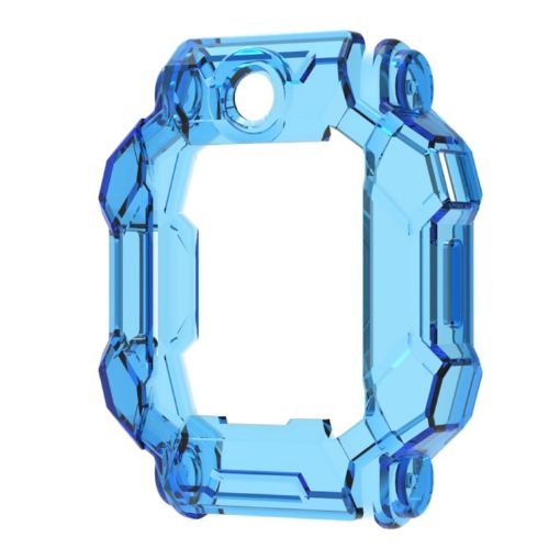 Xiaotiancai Z7S Transparent Blue TPU Watch Protective Case - Half Coverage - 1