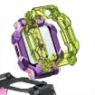 Xiaotiancai Z7S Fluorescent Green TPU Watch Case - Half Coverage Hollow - 3