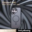 Vivo V30 Armor MagSafe Hybrid TPU Phone Case - Frosted Black - 9