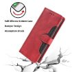 Redmi A5 4G Leather Phone Case - Magnetic Buckle, Skin Feel, Red - 5