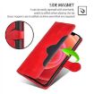 Red Leather Magnetic Buckle Phone Case for Redmi Note 14S 4G - 6
