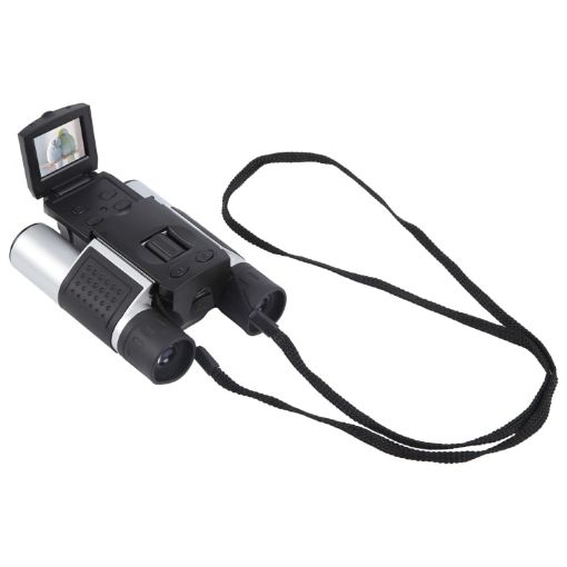 10X 1.5" LCD Binocular Telescope Digital Camera - Silver Black - 1