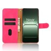OnePlus Ace 5 Racing Rose Red Magnetic Flip Leather Phone Case - 4