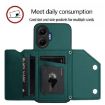 Redmi Turbo 4 Pro/Poco F7 Green Phone Case with Card Slots & Strap - 5