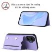 Redmi Turbo 4 Pro/Poco F7 Purple Case: 4 Card Slots & Wrist Strap - 4