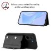 Redmi A5/Poco C71 Black Phone Case with Wrist Strap & 4 Card Slots - 4