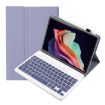 Huawei MatePad SE 10.4 AH13 Bluetooth Keyboard Leather Case - Lavender White - 1