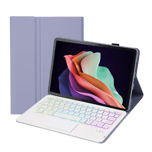 Huawei MatePad SE 10.4 AH13-AS Keyboard Case with Touchpad - Lavender White - 1