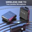 AP009 Wireless Lavalier Microphone with 3 in 1 Receiver (Black) - 4