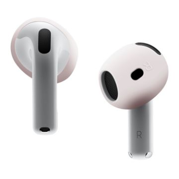 AirPods 4 Ear Cap Soft Silicone Protective Case - Light Pink - 1