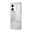 OPPO A5x 5G Silver Glitter Gradient Electroplated Phone Case - 1