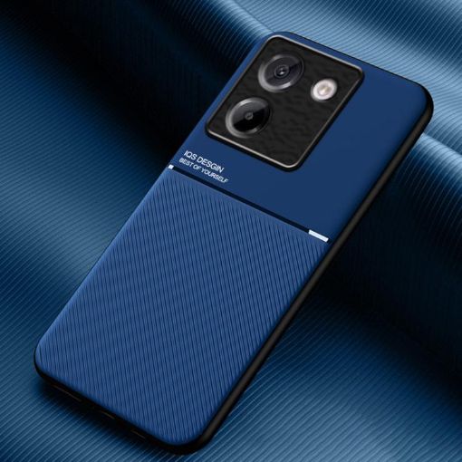 Xiaomi Poco M7 Pro 5G Blue Magnetic Hybrid TPU Phone Case - 1