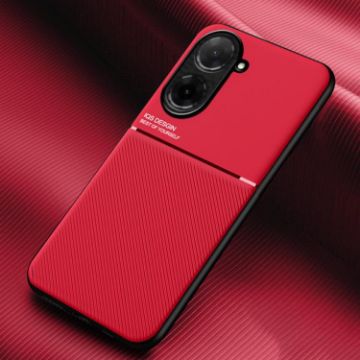 Redmi A5/Xiaomi Poco C71 Magnetic Hybrid TPU Phone Case (Red) - 1