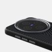 Vivo X200 ABEEL 6D Micro Relief MagSafe Case - Carbon Fiber Black - 5