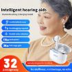 Bluetooth 5.3 In-ear AI Smart Recognition Hearing Aid - White - 2