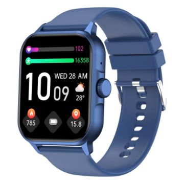 ZW36A Smart Watch - 1.83" BT Call, Blood Oxygen/Pressure/Heart Rate (Blue) - 1