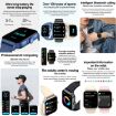 ZW36A Smart Watch - 1.83" BT Call, Blood Oxygen/Pressure/Heart Rate (Blue) - 5