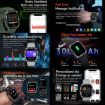 ZW69 1.97" AMOLED Smart Watch, BT Call, Blood Oxygen/Heart Rate Monitor - 6