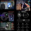 ZW69 1.97" AMOLED Smart Watch, BT Call, Blood Oxygen/Heart Rate, Green - 7