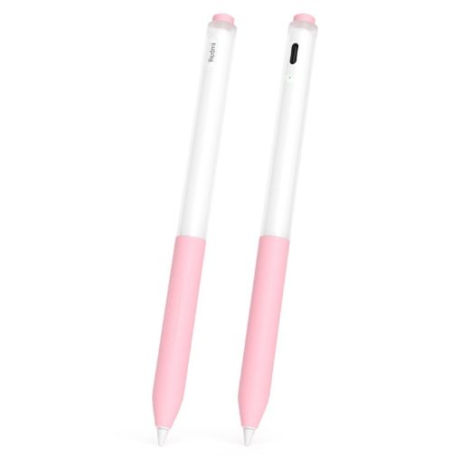 Redmi Smart Pen 2pcs Set Transparent Jelly Stylus Cover Cherry Pink - 1
