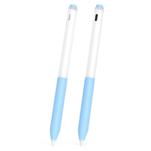 Redmi Smart Pen 2pcs Set - Transparent Jelly Stylus Cover Sky Blue - 1