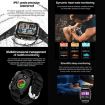 ZW59 1.95" BT Call Sports Smart Watch, Blood Oxygen/Heart Rate, Black - 8
