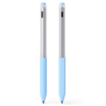 Lenovo Gen3 Stylus Pen Set - 2pcs Sky Blue Silicone Protective Cover - 1
