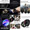 ZW63 Smart Watch - 1.39" Round Screen, Heart Rate/BP/Sugar/Oxygen/Temp, Gold - 5