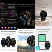 ZW63 Smart Watch - 1.39" Round Screen, Heart Rate/BP/Sugar/Oxygen/Temp, Gold - 6